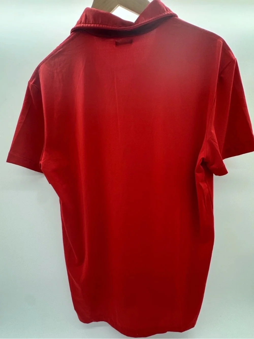 Ralph Lauren Mens Red Golf Polo Shirt M Performance Stretch Moisture